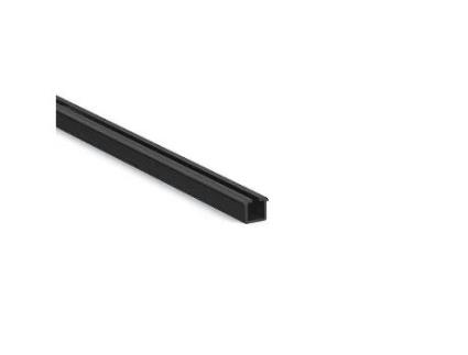 Perfil aluminio superior/inferior drive 3 metros plata mate, oro satinado, negro mate acabado negro mate