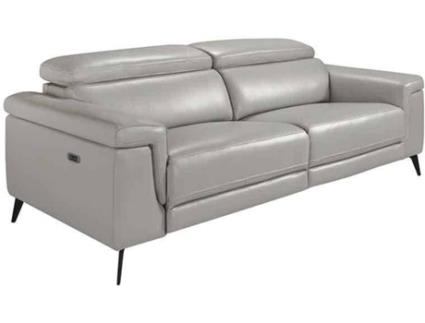 Sofá ANGEL CERDÁ S.L. 6108 (Preto, Cinzento - Madeira, Poliuretano - 215 x 103 x 99 cm)