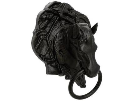 Aldabon caballo anilla 310c forja negro