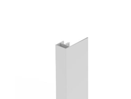 Perfil vertical ateneo 2.45 sp16 acabado plata mate