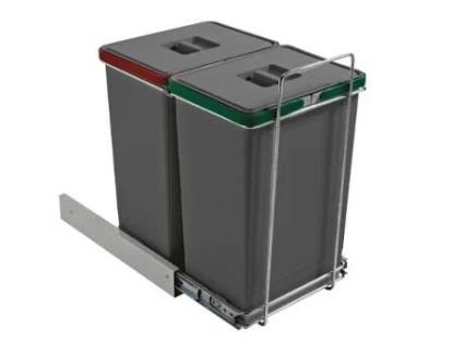 Cubo basura mayor contenedores 2x24l