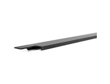 Tirador embutir linear negro cepillado largo 597