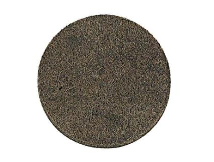 Fieltro adhesivo redondo ø100 marron (6pcs)