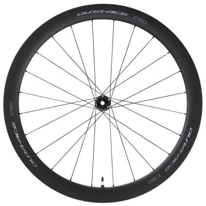 Shimano Dura Ace R9270 C50 Cl Disc Carbon Tubular Road Front Wheel Preto 12 x 100 mm