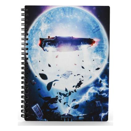 Caderno com efeito 3D - Back to the Future