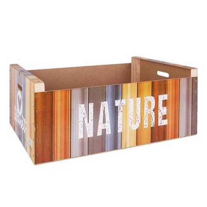 Caixa de Armazenagem Confortime Nature Madeira (5.