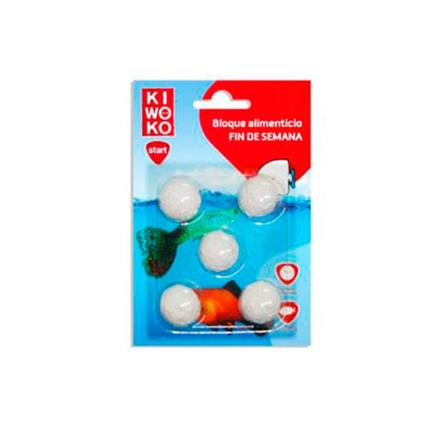 Kiwoko Start Bloco de Alimento Fim de Semana para peixes