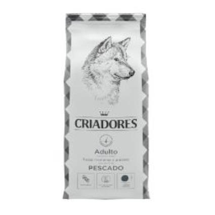 Criadores ração cães adultos com peixe