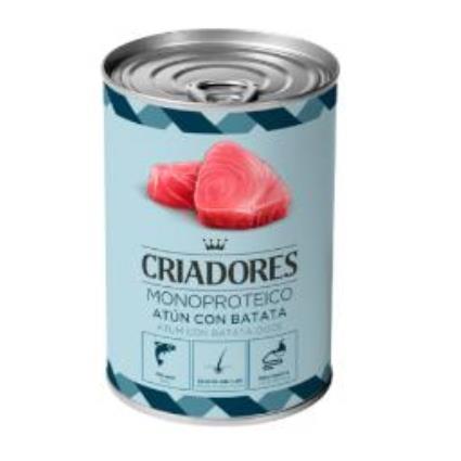 Criadores Mono Protein de Atum y Batata Doce para cães