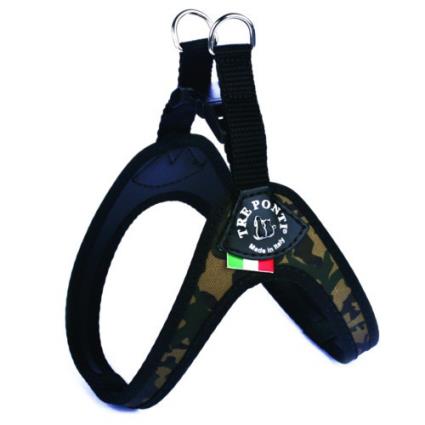 Tre Ponti Arnês Refletante Estampado Camuflagem para cães