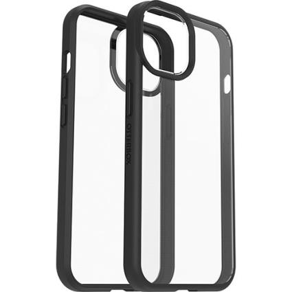 Capa React Series Otterbox Antibacteriana para Apple iPhone 14 - Transparente e Preto