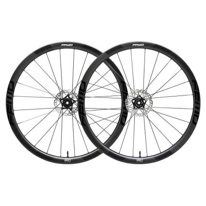 Ffwd Drift Fcc Cl Disc Tubeless Gravel Wheel Set Preto 12 x 100 / 12 x 142 mm / Sram XDR