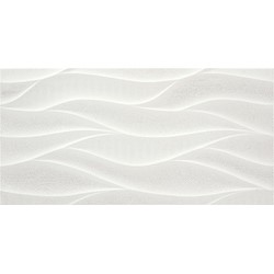 Revestimento cerâmico  WINDSOR DECORADO BRANCO 25X50CM