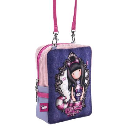 Santoro London Gorjuss™ Cheshire Cat Crossbody Colorido