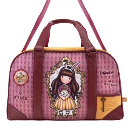 Santoro London Weekender Gorjuss Just One Second Bag Rosa