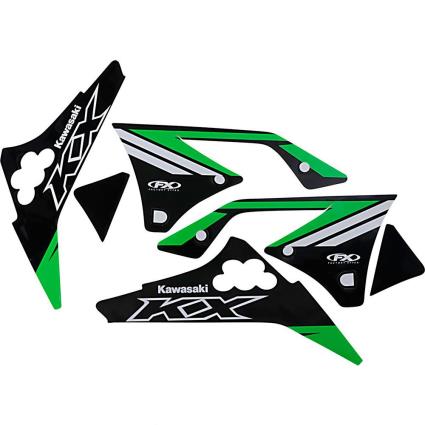 Factory Effex Evo17 Kawasaki Kx 250f 09-12 Graphic Kit Verde