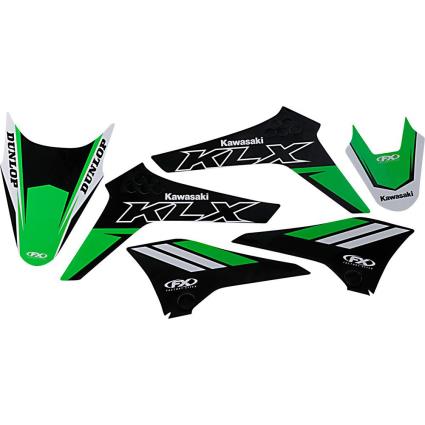 Factory Effex Evo17 Kawasaki Klx 110 10 Graphic Kit Verde