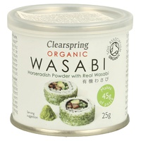 Clearspring Wholefoods Organic Wasabi Powder 25g - Condimentos