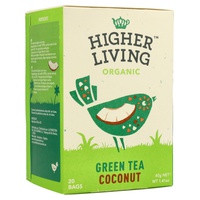 Higher Living Organic Chá verde 20X 40g - Chás