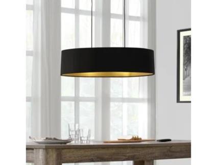 Candeeiro de Suspensão LUX.PRO Preto (60 W - E27)