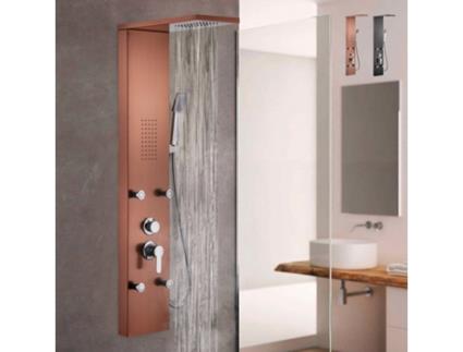 Misturador de coluna de chuveiro Chuveiro de mão 4 jatos de água Bormio