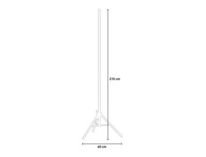 Tripé de suporte para o tripé de Aaren Iris Lucciola Lamps Series Tripode