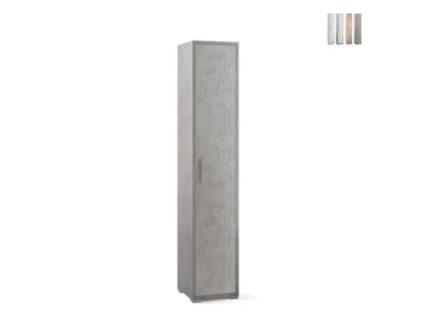 Armário de coluna de guarda-roupa multiuso com design moderno de 5 portas Kara