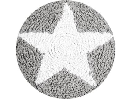 Almofada Infantil HAPPY DECOR KIDS Round Star (Cinzento - Algodão, Poliestireno - 30x30 cm)
