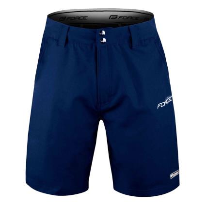 Force Blade Mtb Shorts With Pad Azul L Homem