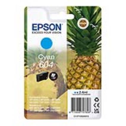 Tinteiro Epson 604 Azul Original Série Ananás (C13T10G24010)