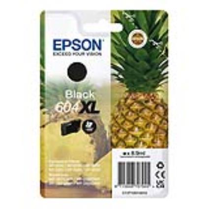 Tinteiro Epson 604XL Preto Original Série Ananás (C13T10H14010)