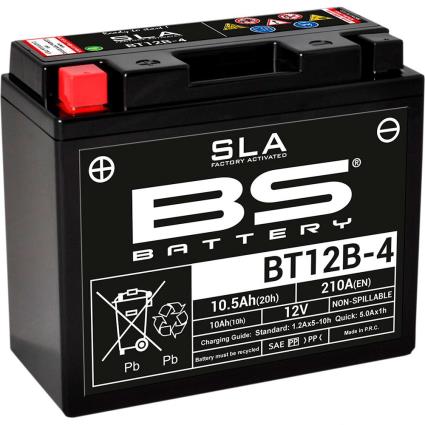 Bs Battery Bt12b-4 Sla 12v 210 A Battery Prateado