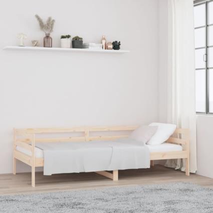 Sofá-cama 80x200 cm Madeira de Pinho Maciça