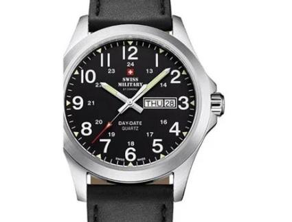 Relógio SWISS MILITARY BY CHRONO Homem (Silicone - Preto)