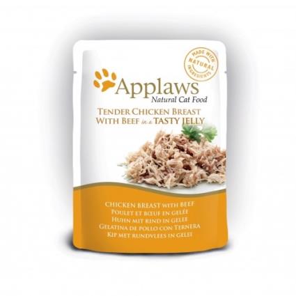 Applaws comida húmeda frango e vitela para gatos