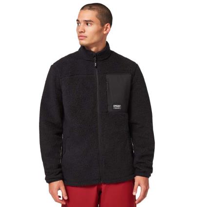 Oakley Apparel Mountain Fire Sherpa Full Zip Fleece Preto 2XL Homem