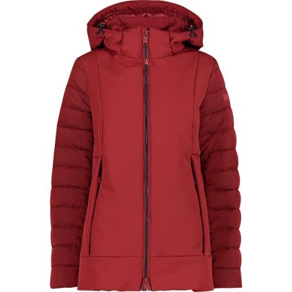 Cmp Long Zip Hood 32k1516 Jacket Vermelho S Mulher