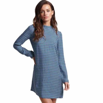 Superdry Studios Mock Neck Mini Dress  8 Mulher