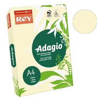 Papel Fotocopia Adagio(cd03) A4 80gr Amarelo Canario 1x500Fl