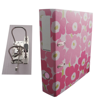 Pasta Arquivo Marimekko 2 Argolas D 41mm L57mm Rosa 1un