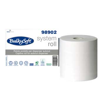 Rolo Toalhas Mao 250mtsx21cm 2Fls BulkySoft Pack 6 Rolos