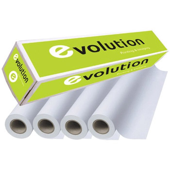 Papel Plotter 75gr 610mmx50mts Evolution Pack 4 Rolos