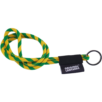 Fita Lanyards Long Tube Amarelo / Verde ø8 x 470 mm 3un