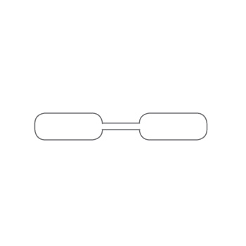 Etiquetas 46x08mm (Tiras) Markin Cod 30  10Folhas 360un