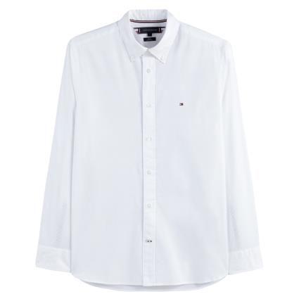 Tommy Hilfiger Camisa direita em popelina stretch
