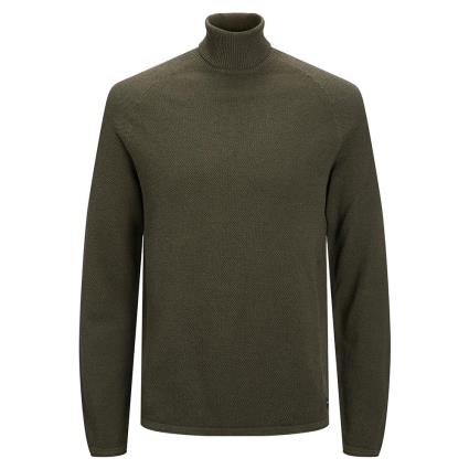 Jack & Jones Hill Roll Neck Sweater Verde S Homem