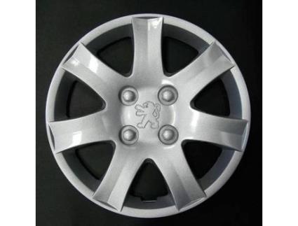 Tampões de Roda para Carros FARAD Peugeot 206 Plus (Cinzento - ABS - 42 x 42 x 30 cm)