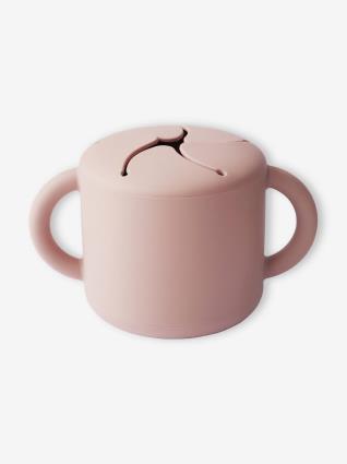 Caneca MUSHIE em silicone rosa