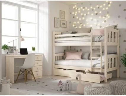 Beliche VENPRODINA Madeira Maciça de Pinho Branco (156 x 205 x 100 cm)