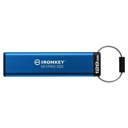 Kingston pen 128gb Ironkey Keypad 200 Fips Aes-256 Encrypted